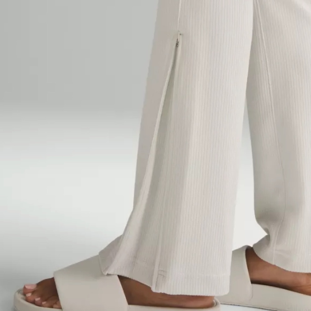 Lululemon Ribbed Softstreme Zip-Leg High Rise Pant - Picture 2 of 15